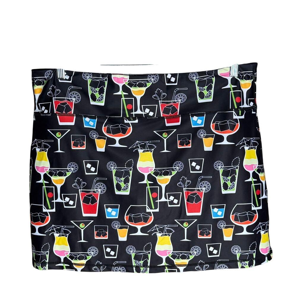 ReadyGolf Retro Cocktail Martini Skort XL